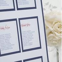 Elegant Border Table Planner For Weddings Kit A2 - Silver