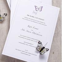 Elegant Butterfly Invitation