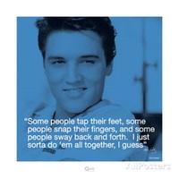 elvis presley sway art poster print 41x41cm