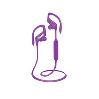 Elyxr Liberty Sport Bluetooth Earphones Purple