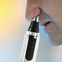 Electric Nose Ear Facial Hair Trimmer Cleaner Shaver Clipper High Security(Powered by 1 AA Battery)