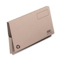 elba document wallet full flap 285 gsm capacity 32mm foolscap buff pac ...