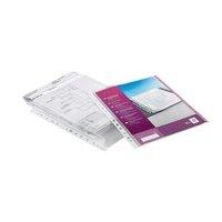 Elba Expanding Pocket Extra Capacity no Flap Multipunched Polypropylene A4 Clear (Pack of 10)