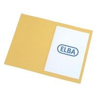 Elba Square Cut Folder Recycled Lightweight 180 gsm A4 Yellow (Pack of 100)