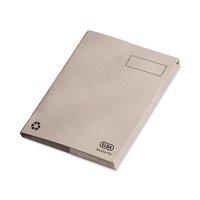 Elba Clifton Flat File with Front Pocket 315 gsm Capacity 50mm Foolscap Buff (Pack of 25)