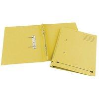 Elba Spirosort Transfer Spring File Recycled 310gsm 35mm Foolscap Yellow (Pack of 25)