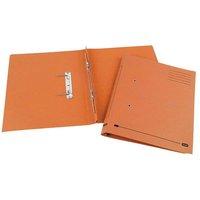 Elba Spirosort Transfer Spring File Recycled 310gsm 35mm Foolscap Orange (Pack of 25)