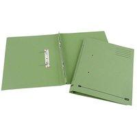 Elba Spirosort Transfer Spring File Recycled 310gsm 35mm Foolscap Green (Pack of 25)