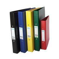 Elba (A4) Ring Binder Heavyweight PVC 2 O-Ring Size 25mm Red (1 x Pack of 10 Ring Binders)