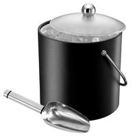Elia Insulated Ice Bucket with Scoop Black 3ltr (Single)