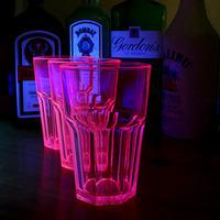 Elite Remedy Polycarbonate Neon Tumblers Pink 14oz / 400ml (Set of 4)