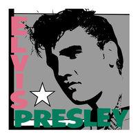 Elvis Presley pink and green By Simon Dixon