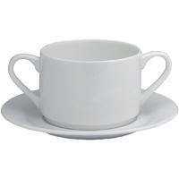 Elia Glacier Fine China Handled Soup Cups 220ml Pack of 6