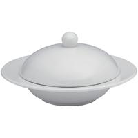 Elia Glacier Fine China Covered Butter Dishes 115mm Pack of 4