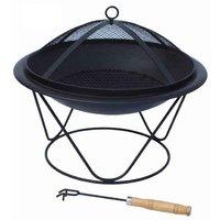 el fuego quasar medium fire pit in brown