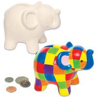 Elephant Ceramic Coin Banks (Box of 2)