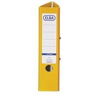 Elba Lever Arch File A4 Coloured Paper Over Board 80mm Spine Yellow Ref B1045708 [Pack 10]