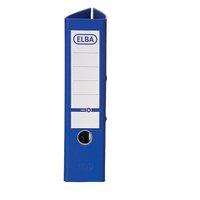 elba lever arch file a4 coloured paper over board 80mm spine blue ref  ...