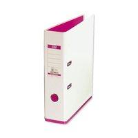 Elba MyColour (A4) Lever Arch File Polypropylene 80mm White/Pink (Single)