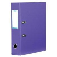 Elba Lever Arch File PVC 70mm Spine A4 Purple Ref 100080906 [Pack 10]