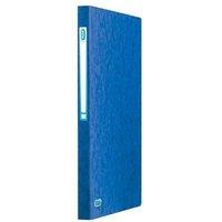 elba eurofolio a4 25mm 2 o ring pressboard ring binder blue pack of 10