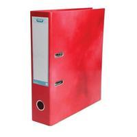Elba Classy (A4) Lever Arch File 70mm Laminated Gloss Finish (Red) Single