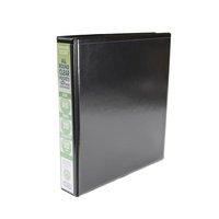 Elba Panorama (A5) Presentation Ring Binder PVC 2 D-Ring 25mm Capacity Black (1 x Pack of 6 Ring Binders]