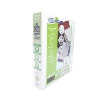 Elba Presentation Ring Binder PVC 2 D-Ring 40mm Capacity A4 White Ref 400008505 [Pack 6]