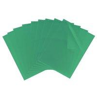 Elba (A4) Cut Flush Folder 80 Micron Open Two Sides Green (1 x Pack of 100 Folders)