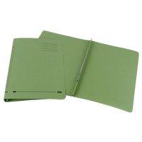 Elba Ashley Flat File 315 gsm Capacity 35mm Foolscap Green (Pack of 25)