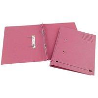 Elba Spirosort Transfer Spring File Recycled 310gsm 35mm Foolscap Pink (Pack of 25)