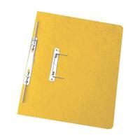 Elba Boston Spiral Transfer Spring File 275gsm Foolscap Yellow (Pack of 25)