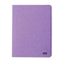 Elba Boston Square Cut Folder Pressboard 300 micron for 32mm Foolscap Lilac (Pack of 50)