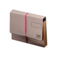 Elba (Foolscap) Legal Deed Wallet Manilla 100mm 1000-Sheet Buff with Pink Ribbon (Pack of 25)