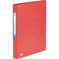 elba eurofolio a4 25mm 2 o ring pressboard ring binder red pack of 10