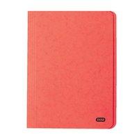 Elba Boston Square Cut Folder Pressboard 300 micron for 32mm Foolscap Red (Pack of 50)