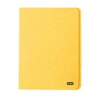 Elba Boston Square Cut Folder Pressboard 300 micron for 32mm Foolscap Yellow (Pack of 50)