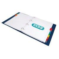 Elba (A4) Extra Wide Strongline Reinforced Multi-Coloured Dividers 180gsm Index 1-12 (Single)