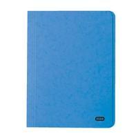 Elba Boston Square Cut Folder Pressboard 300 micron for 32mm Foolscap Blue (Pack of 50)