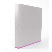 elba mycolour a4 ring binder 2 o rings 250 sheets polypropylene whitep ...