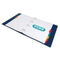 elba a4 extra wide strongline reinforced multi coloured dividers 180gs ...