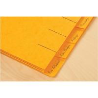 elba boston part file pressboard elasticated 7 part foolscap yellow pa ...