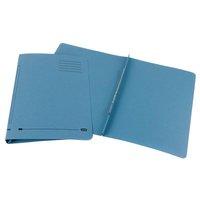 elba ashley flat file 315 gsm capacity 35mm foolscap blue pack of 25