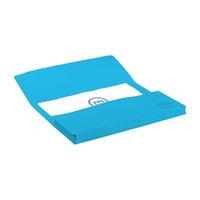 Elba Bright Document Wallet 285 gsm Manilla Foolscap Blue (Pack of 25) + 3 for 2