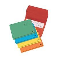 elba bright document wallet 285 gsm manilla foolscap assorted pack of  ...