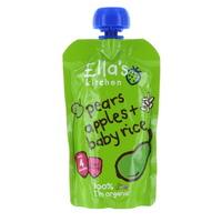 Ellas Kitchen 4 Month Organic Pears Apple & Baby Rice