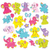 Elephant Foam Stickers (Pack of 120)