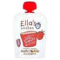 Ella\'s Kitchen Organic Strawb Greek Style Yoghurt 6m+ 90g