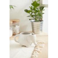 Elephant Tea Mug, WHITE