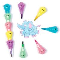 Elephant Pop-a-Crayons (Pack of 4)